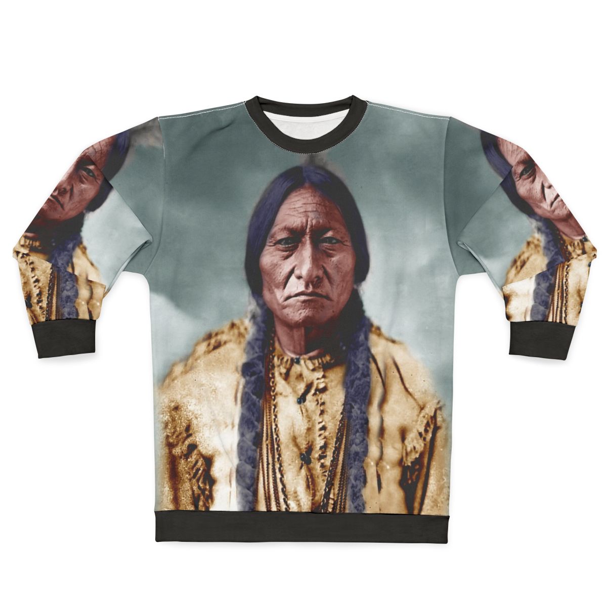 Sitting Bull Native American Sweatshirt