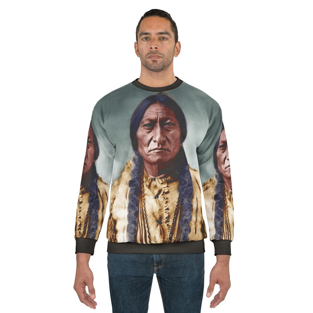 Sitting Bull Native American Sweatshirt