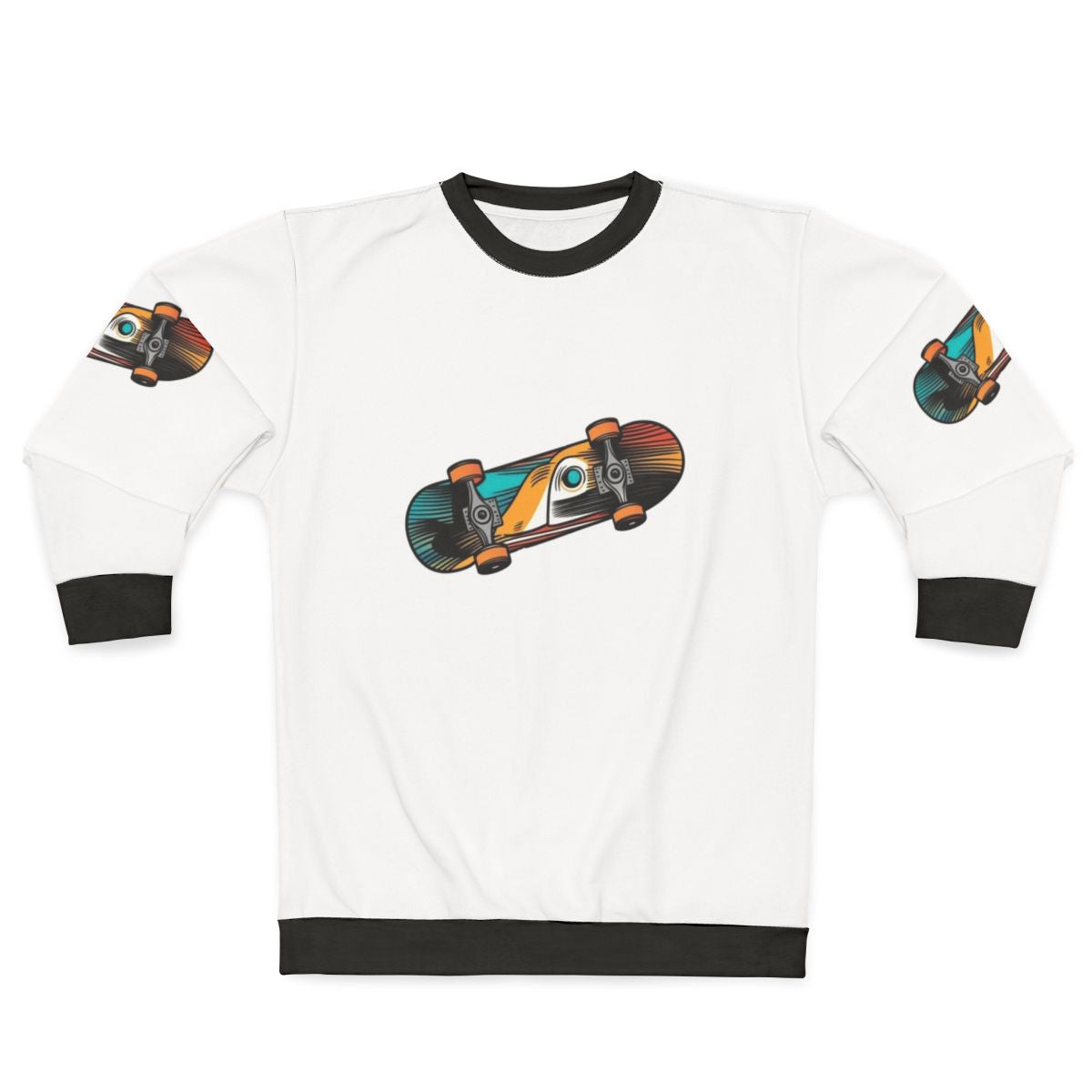 Skateboard sweatshirt with cool design