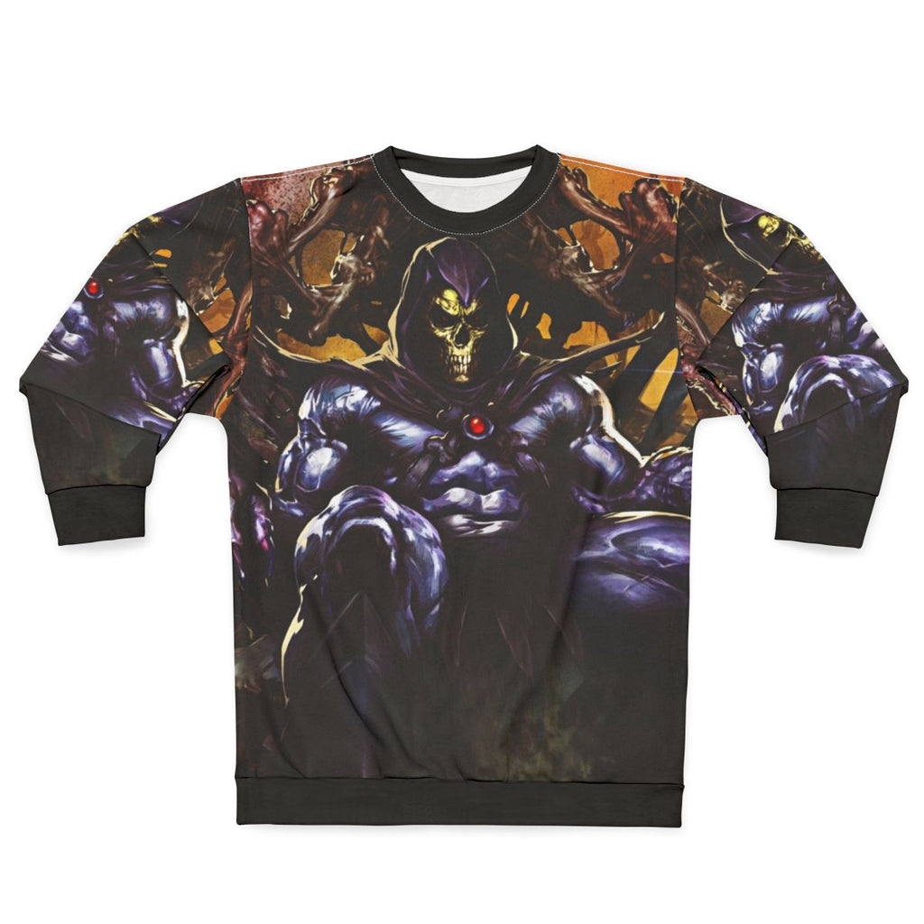 Vintage Skeletor graphic on a comfortable sweatshirt