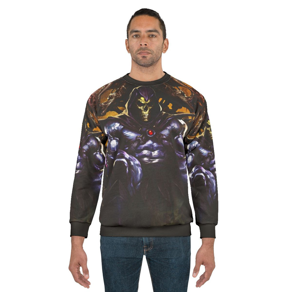 Vintage Skeletor graphic on a comfortable sweatshirt