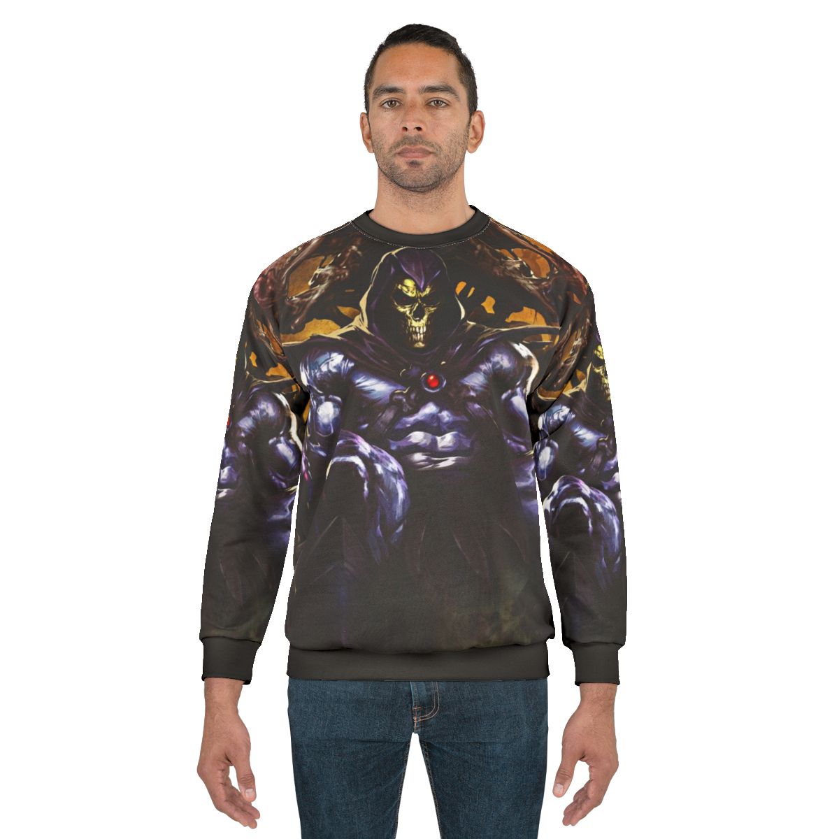 Vintage Skeletor graphic on a comfortable sweatshirt
