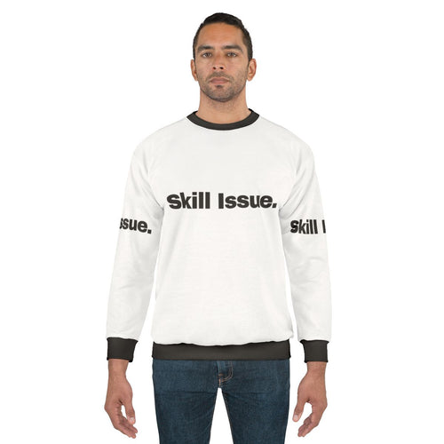 "Skill Issue Gaming Sweatshirt for Gamers and Video Game Enthusiasts"