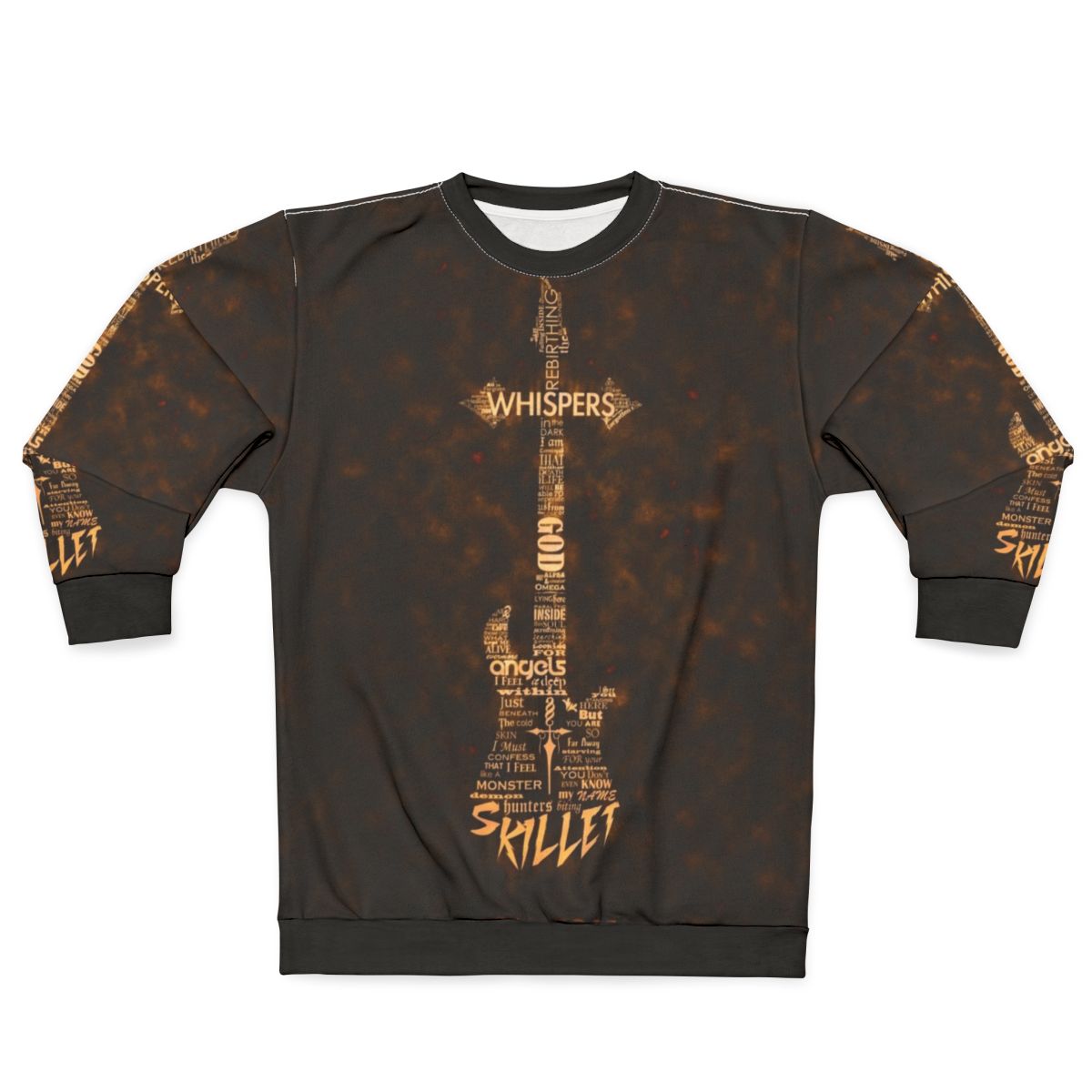 Skillet Christian Rock Band Sweatshirt with Alternative Metal Guitar Merchandise