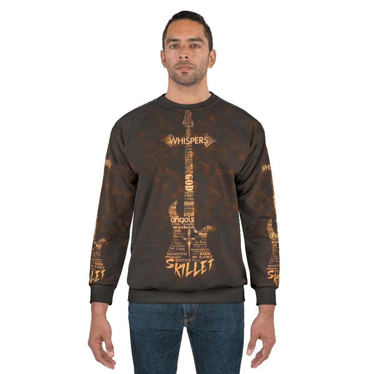 Skillet Christian Rock Band Sweatshirt with Alternative Metal Guitar Merchandise