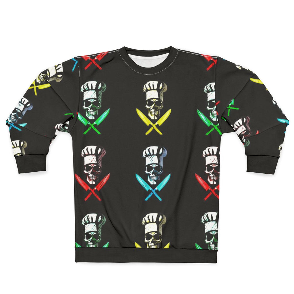 Skull Chef Cooking Sweatshirt