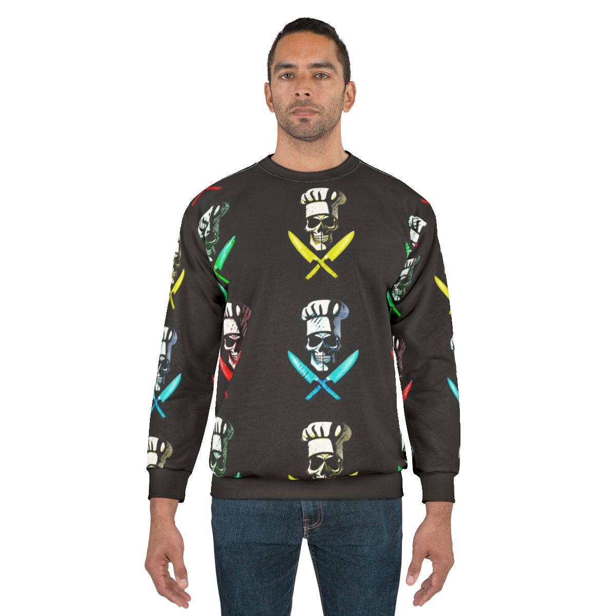 Skull Chef Cooking Sweatshirt
