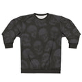 Gothic skull print sweatshirt