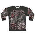 Furry metal abstract punk dog cycle sweatshirt