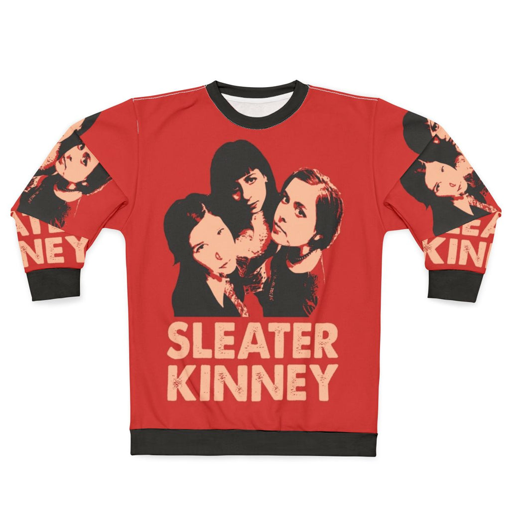 Sleater-Kinney Punk Rock Band Sweatshirt