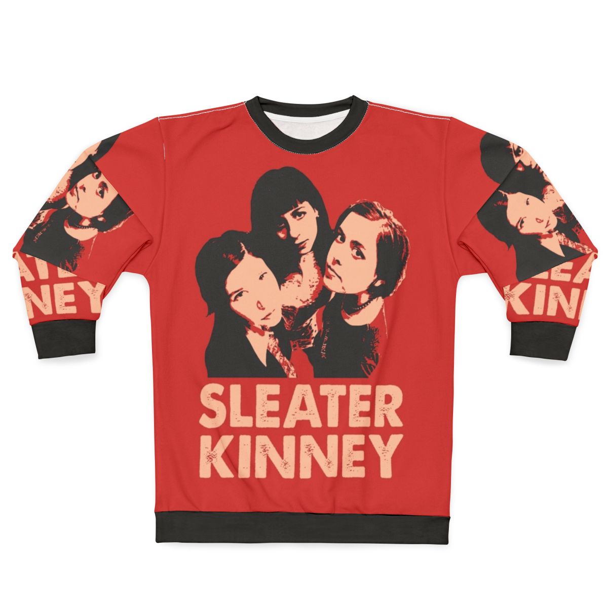 Sleater-Kinney Punk Rock Band Sweatshirt