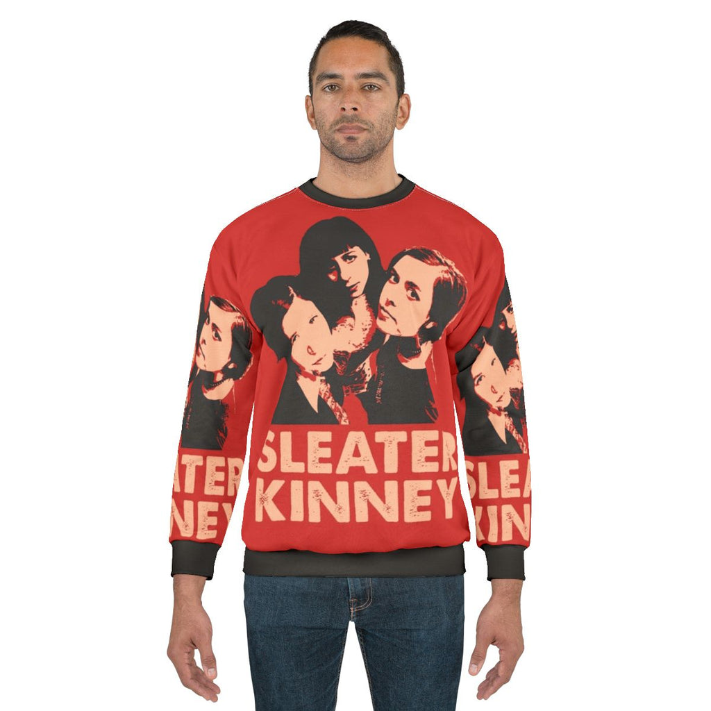 Sleater-Kinney Punk Rock Band Sweatshirt