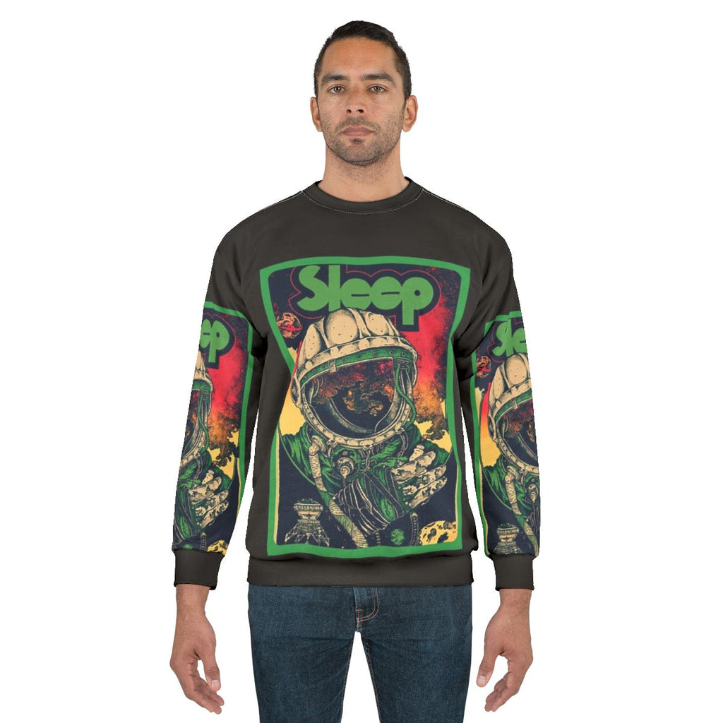 Sleep Band Sweatshirt with Metal, Stoner, and Akatsuki Inspired Graphic