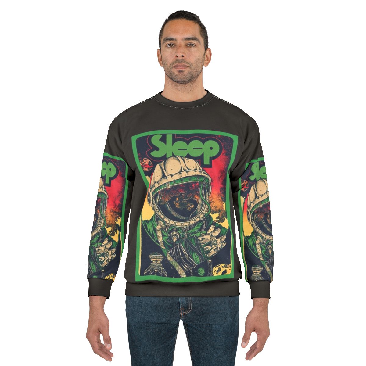 Sleep Band Sweatshirt with Metal, Stoner, and Akatsuki Inspired Graphic