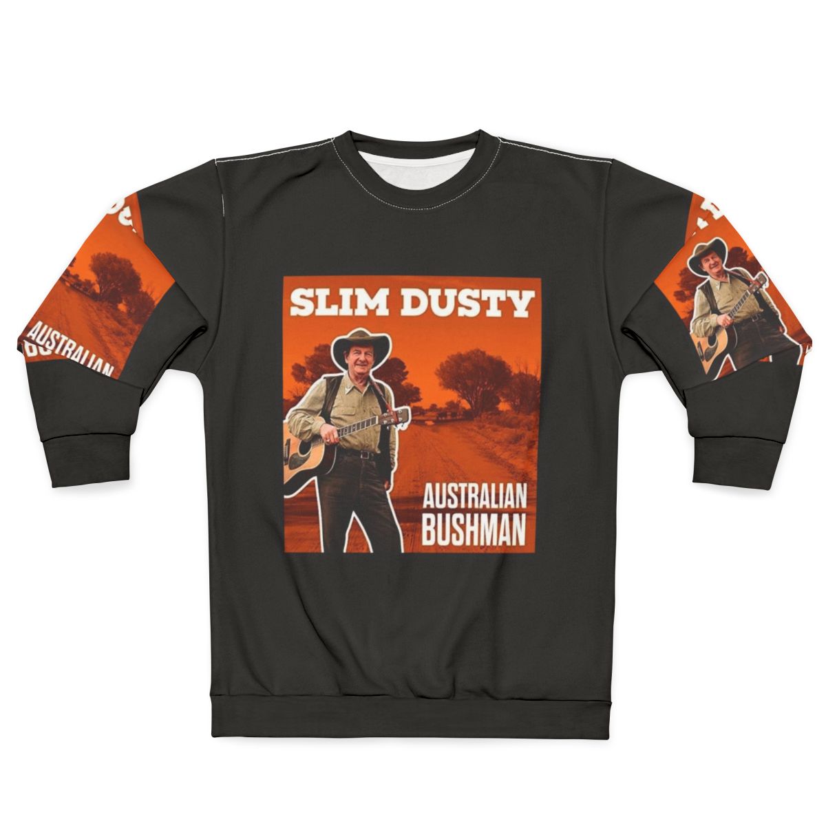 Slim Dusty inspired graphic sweatshirt with country music art