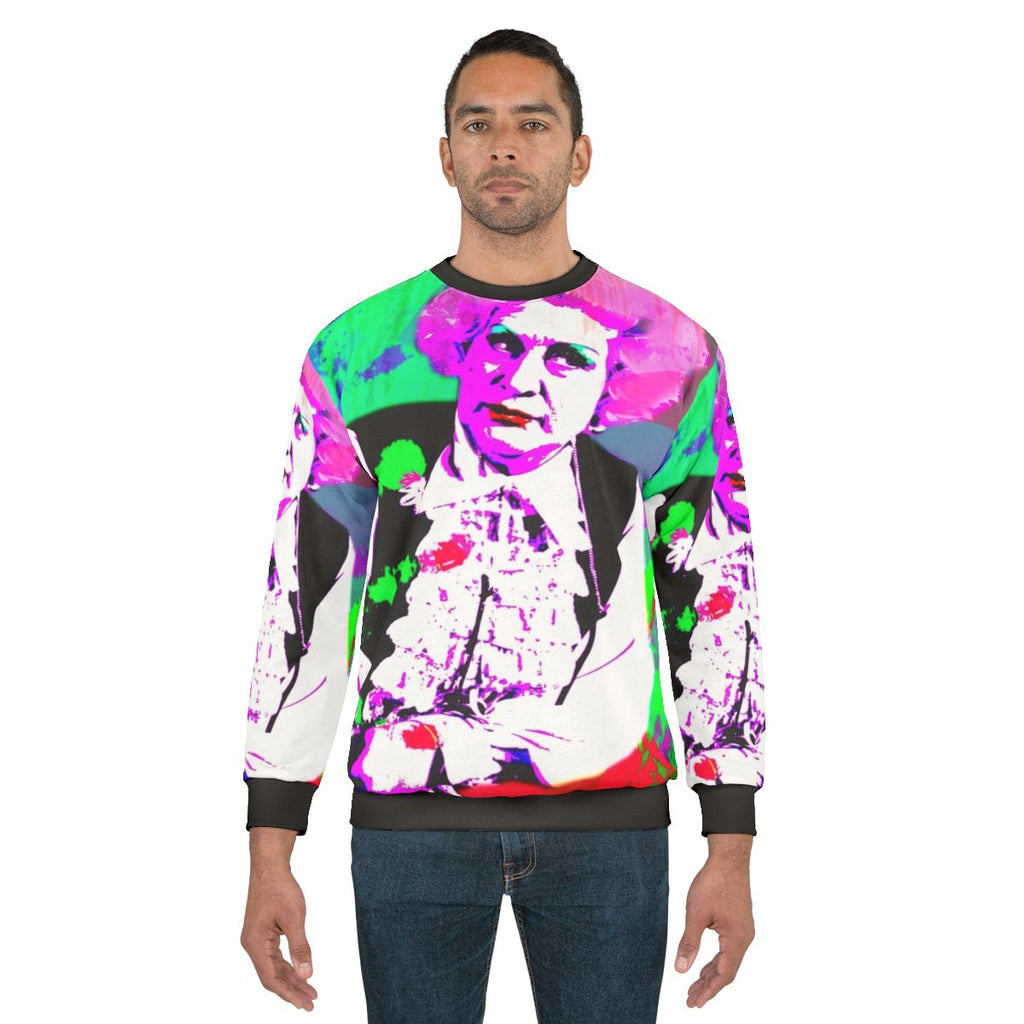 Slocombe Sweatshirt - Molly Sugden as Mrs. Slocombe in "Are You Being Served?"