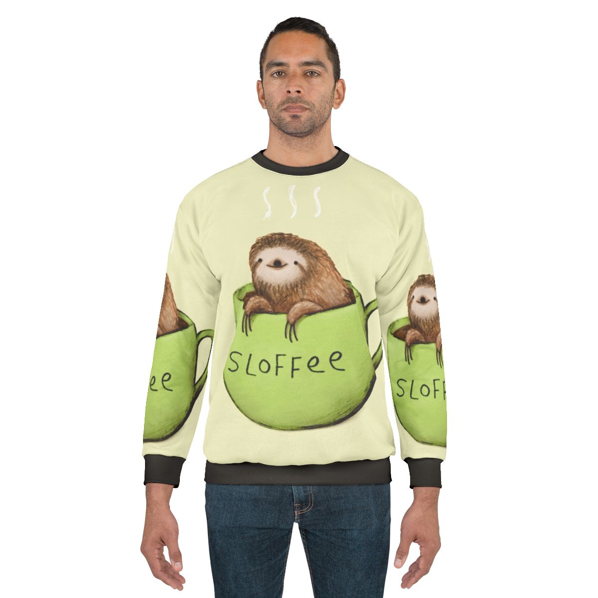 Sloffee Sloth Coffee Sweatshirt