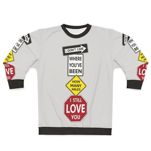 Sloppy Seconds Street Signs Watsky Sweatshirt featuring music lyrics and street sign design