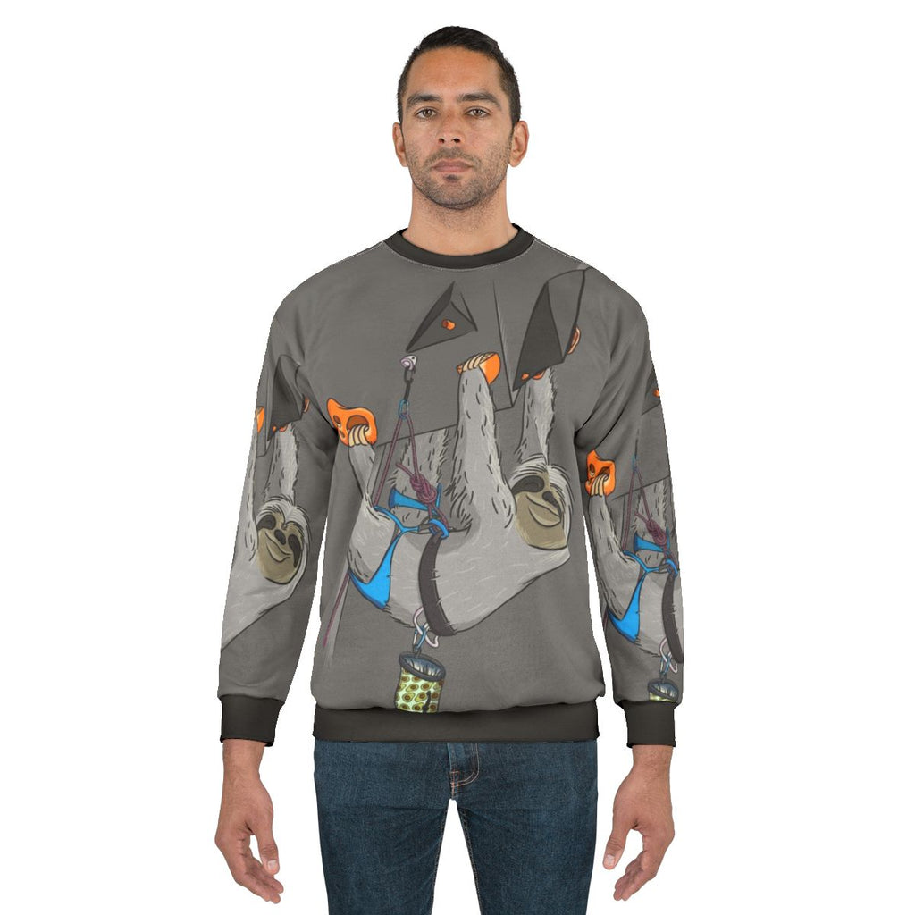 Sloth Climber Sweatshirt - Comfortable and Stylish Outdoor Apparel