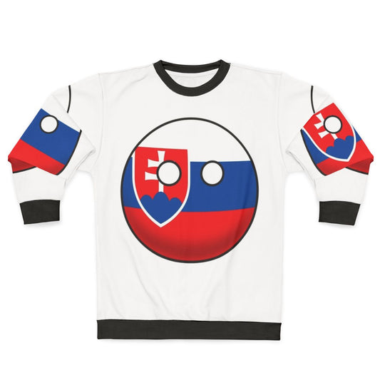 Slovakia Countryball Graphic Sweatshirt