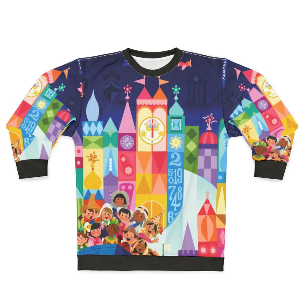 Small World Fantasyland Sweatshirt featuring a whimsical and magical design for children