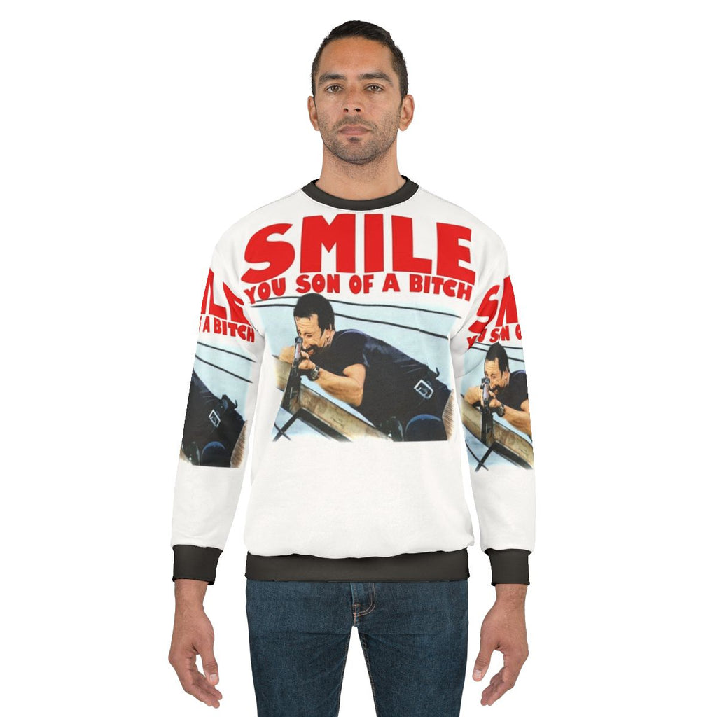 Classic Jaws "Smile, You Son of a Bitch" 80s Sweatshirt
