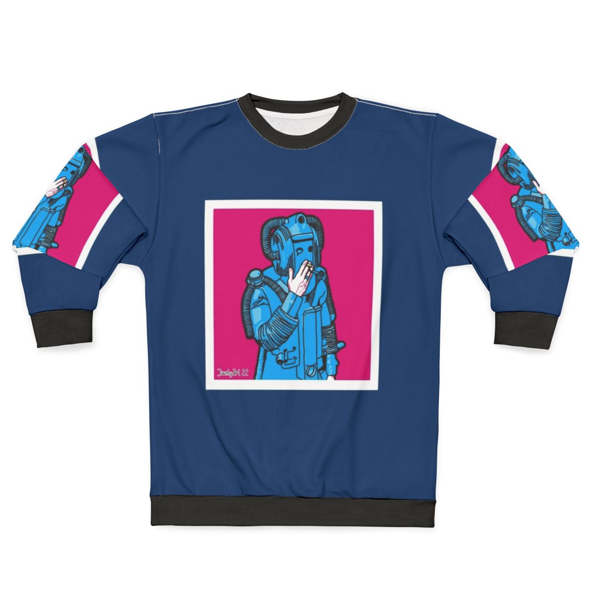 Smoking Cyberman Doctor Who Sweatshirt
