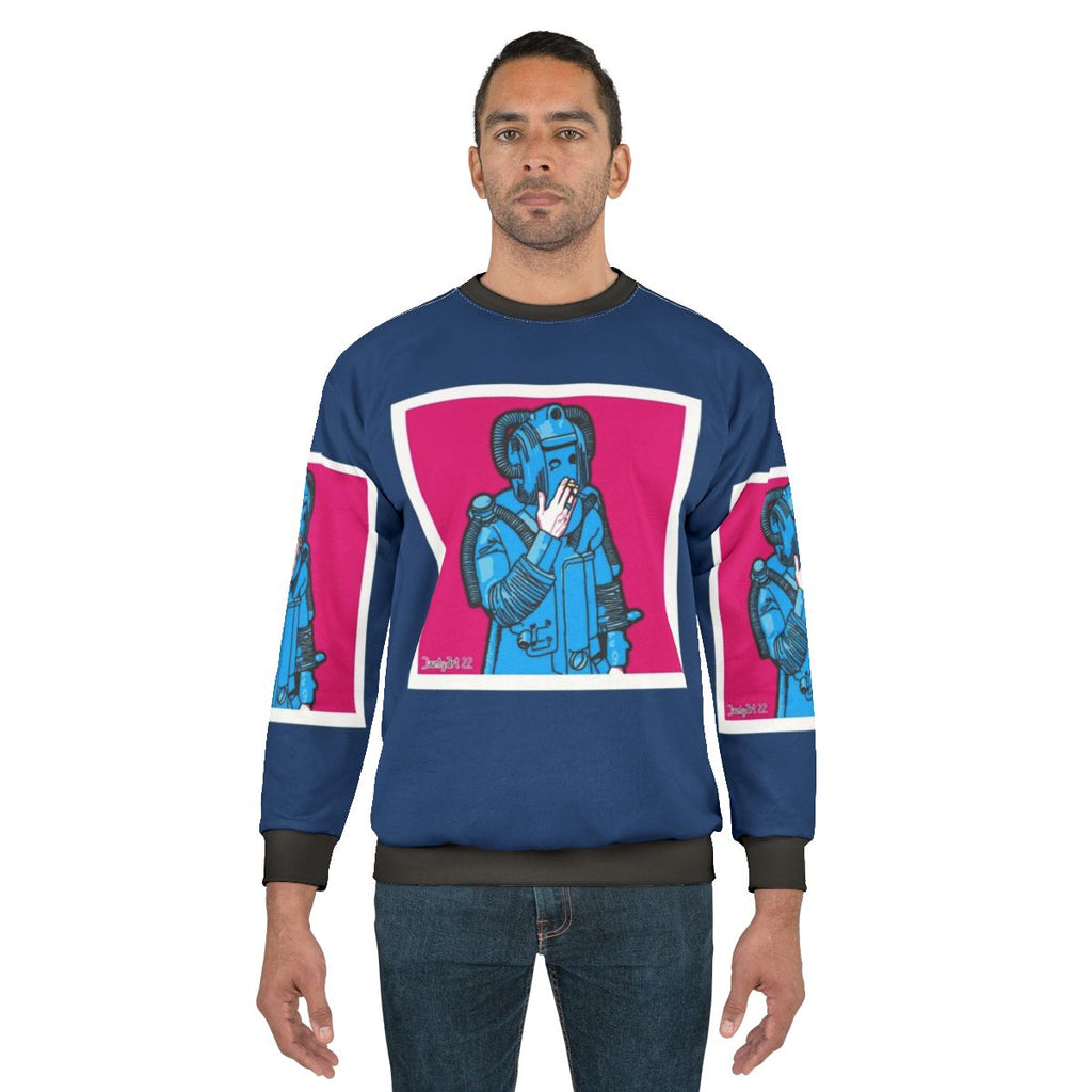 Smoking Cyberman Doctor Who Sweatshirt