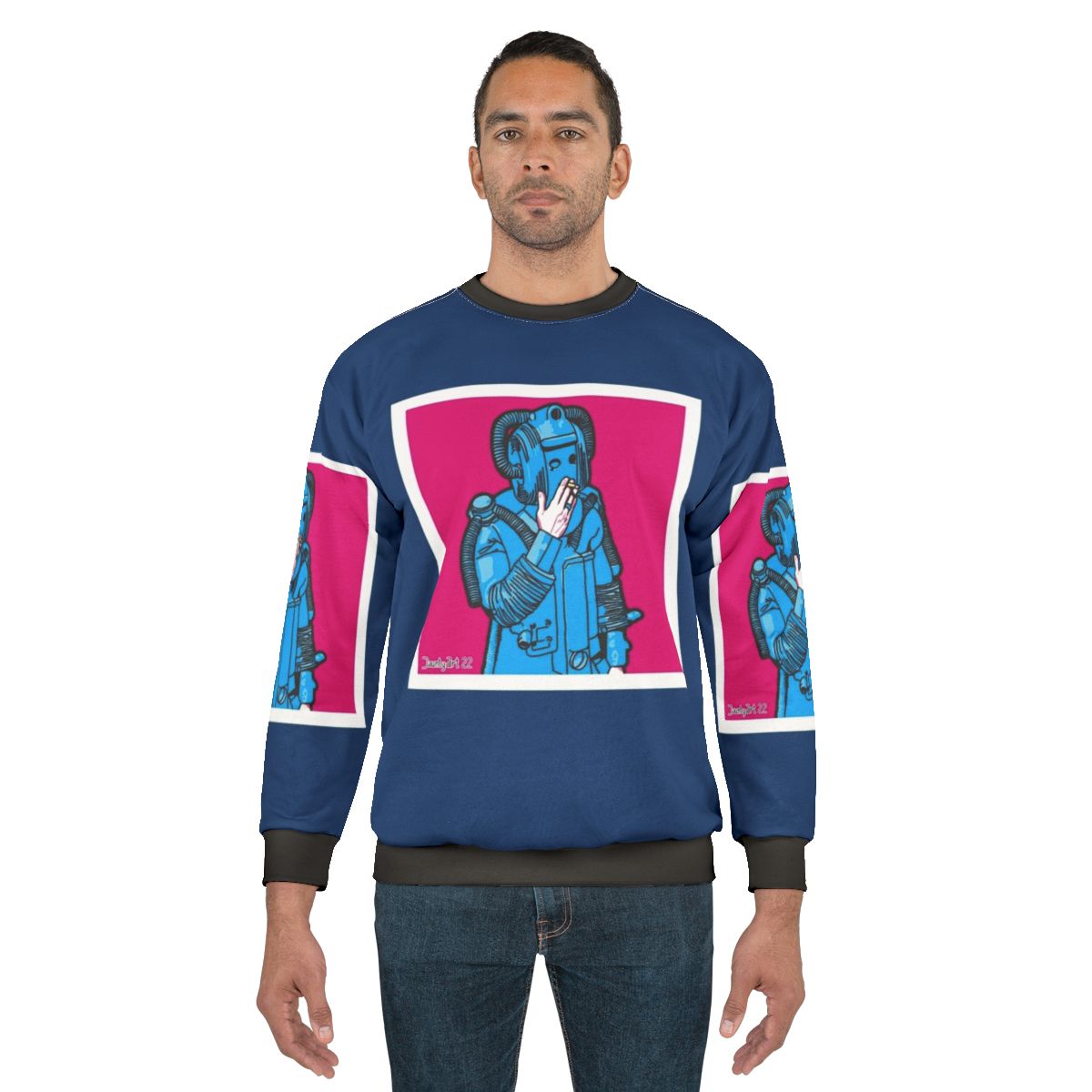 Smoking Cyberman Doctor Who Sweatshirt