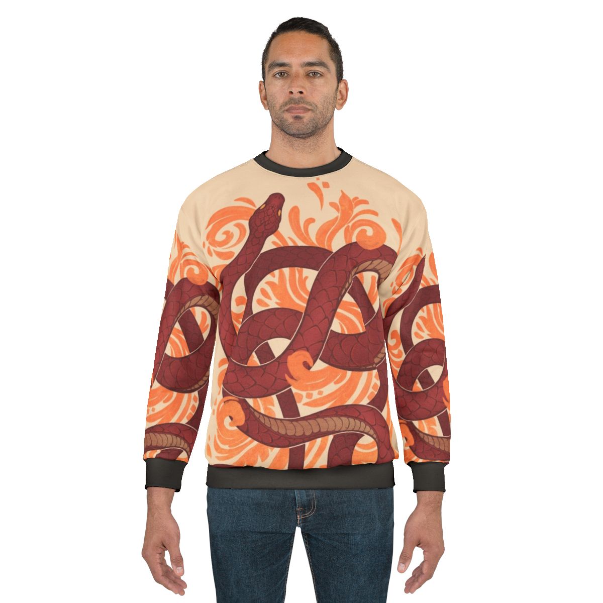 Snake Graphic Sweatshirt