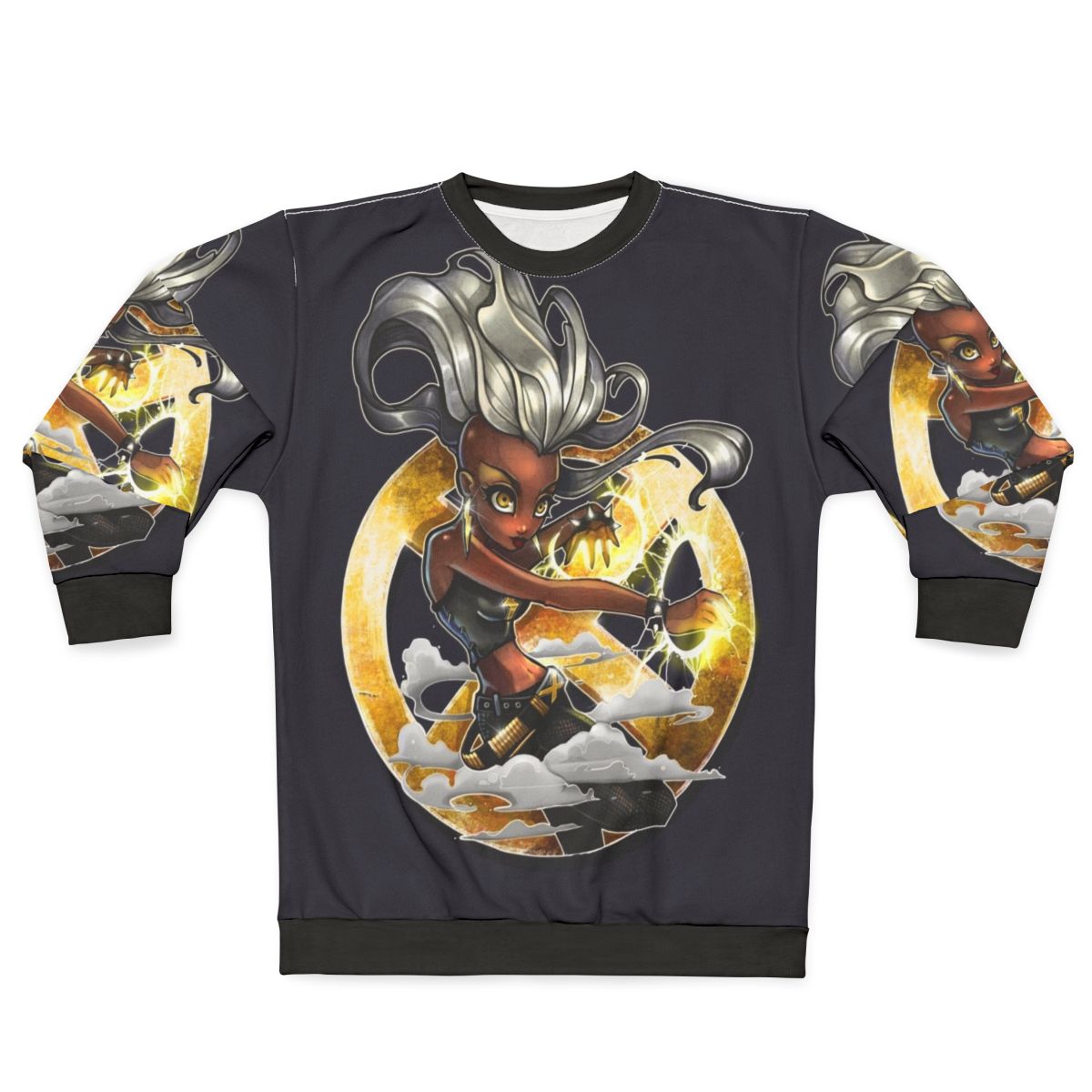 Snap Crackle Pop Superhero Pinup Sweatshirt