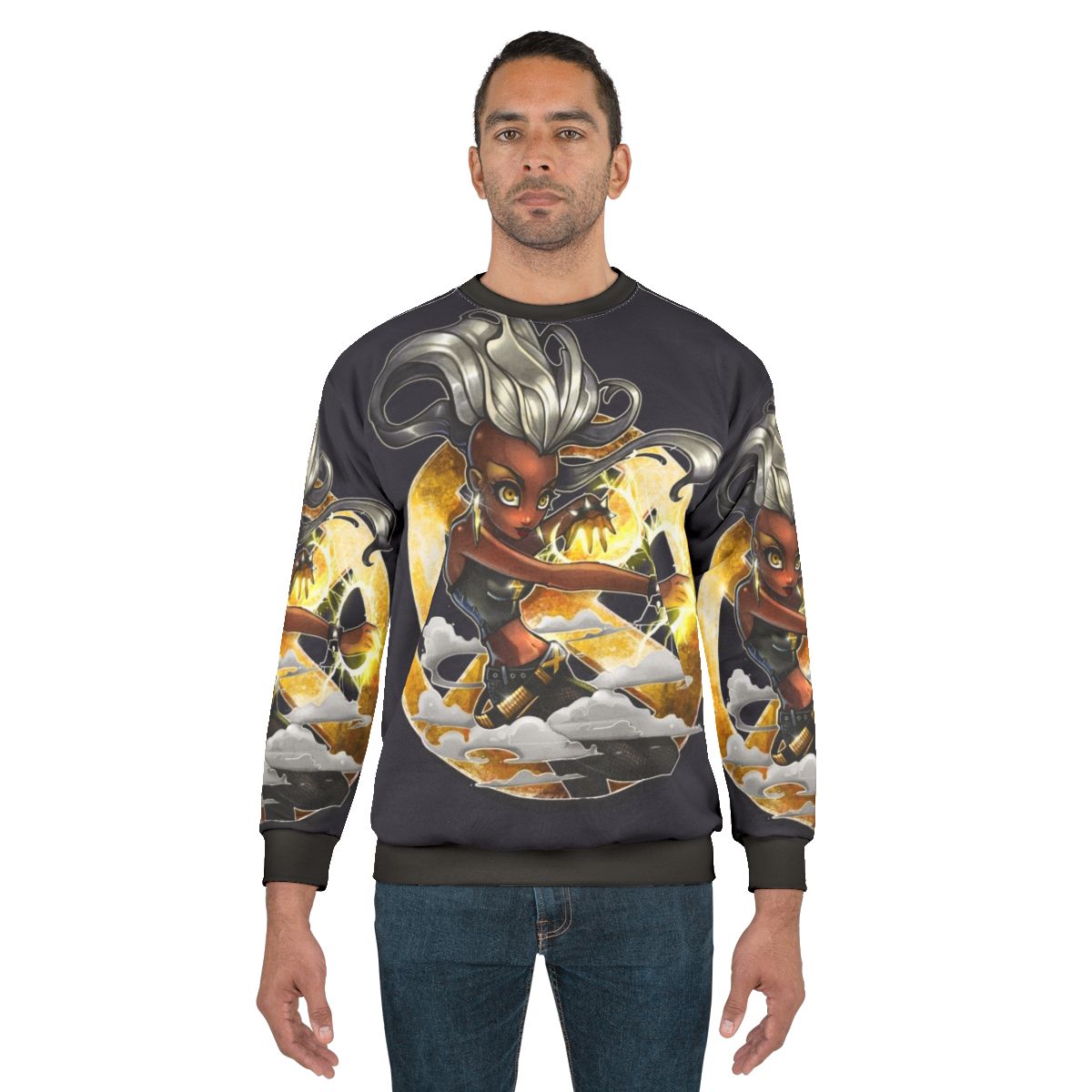 Snap Crackle Pop Superhero Pinup Sweatshirt