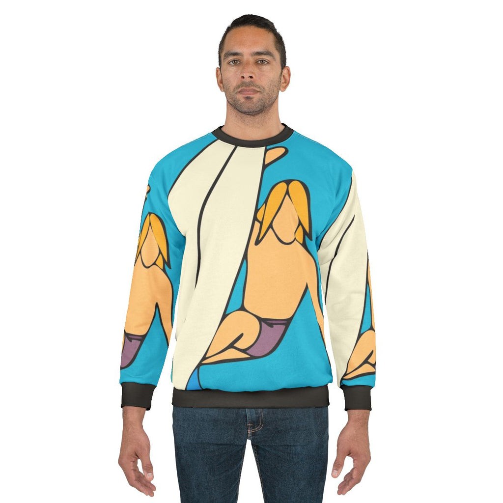 Snap Sweatshirt for Surfers and Beach Enthusiasts