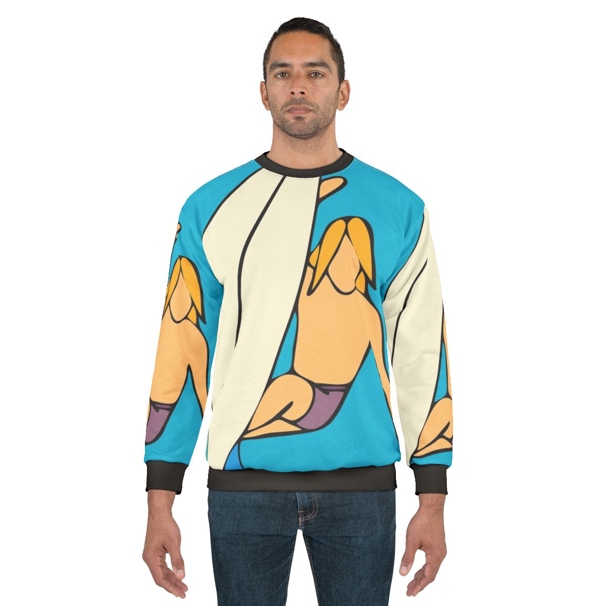 Snap Sweatshirt for Surfers and Beach Enthusiasts