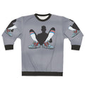 Comfortable athletic sweatshirt in gray color