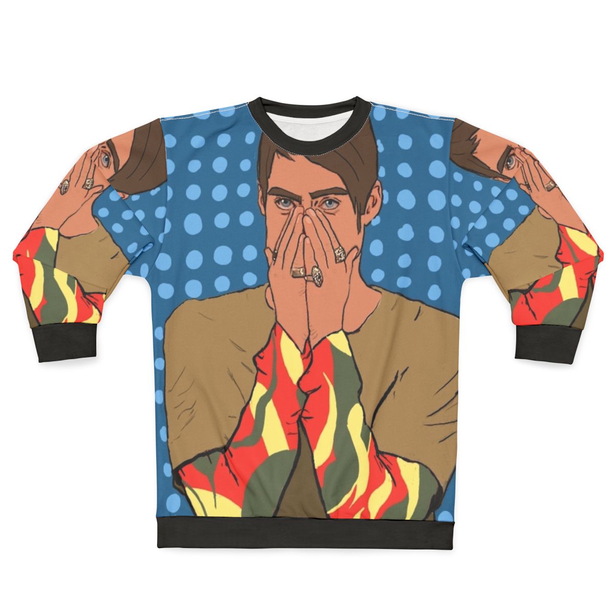 SNL Stefon Sweatshirt featuring iconic pop art design