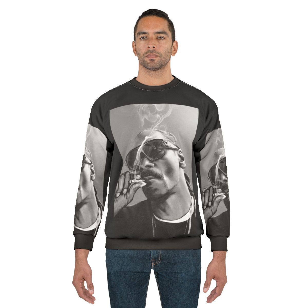 Snoop Dog Marijuana Illustration Sweatshirt