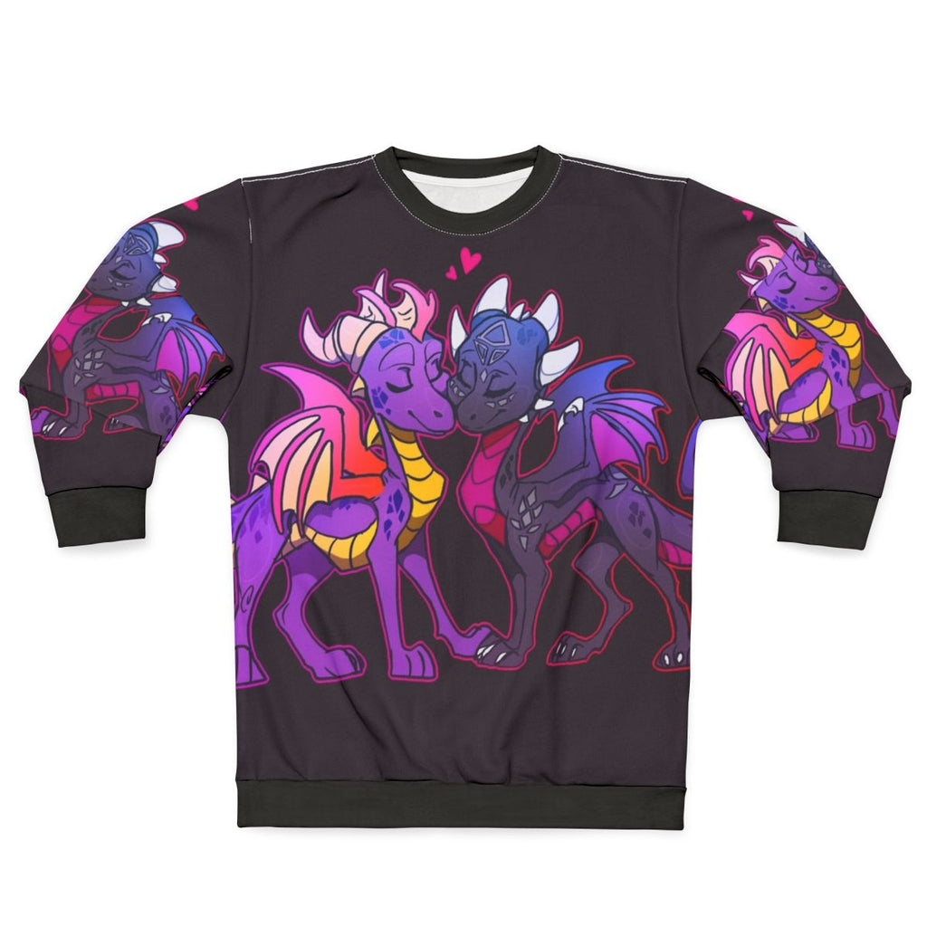 Chibi Dragon Spyro and Cynder Sweatshirt