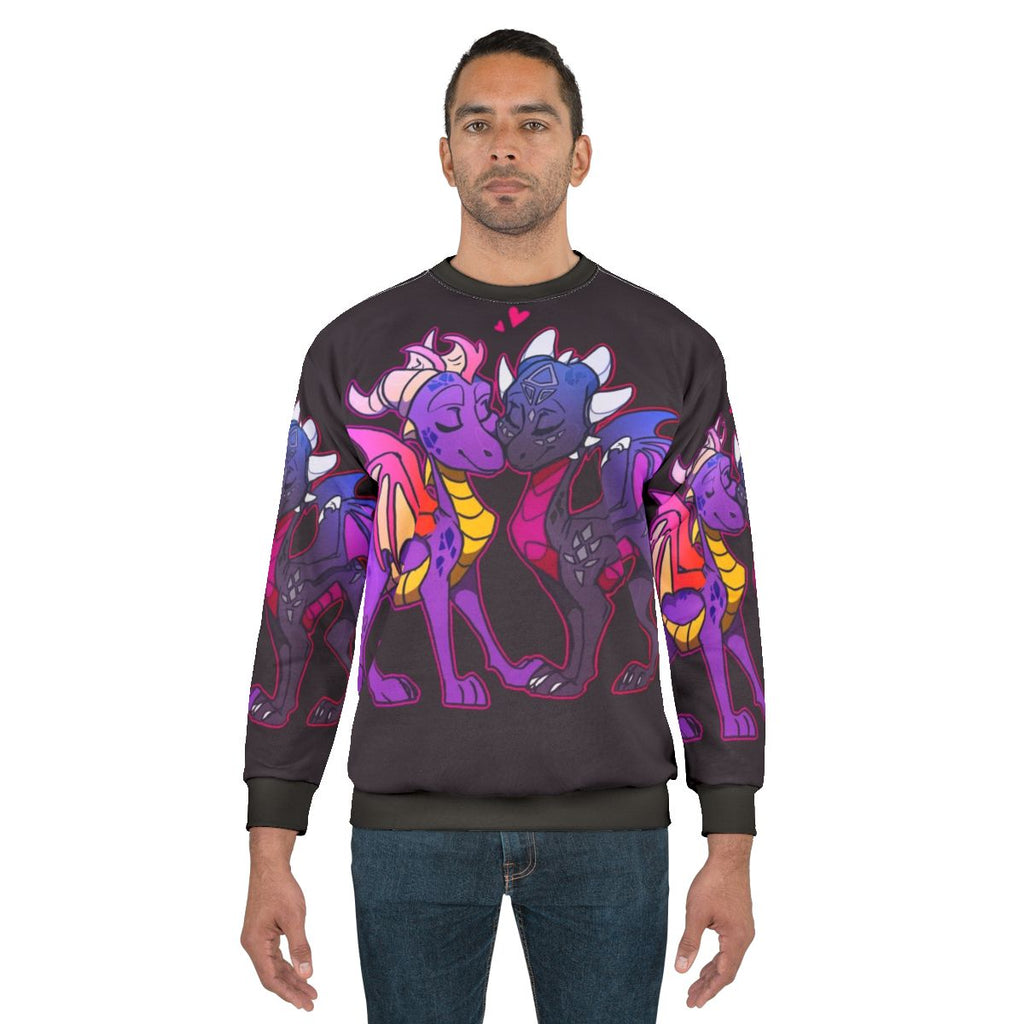 Chibi Dragon Spyro and Cynder Sweatshirt