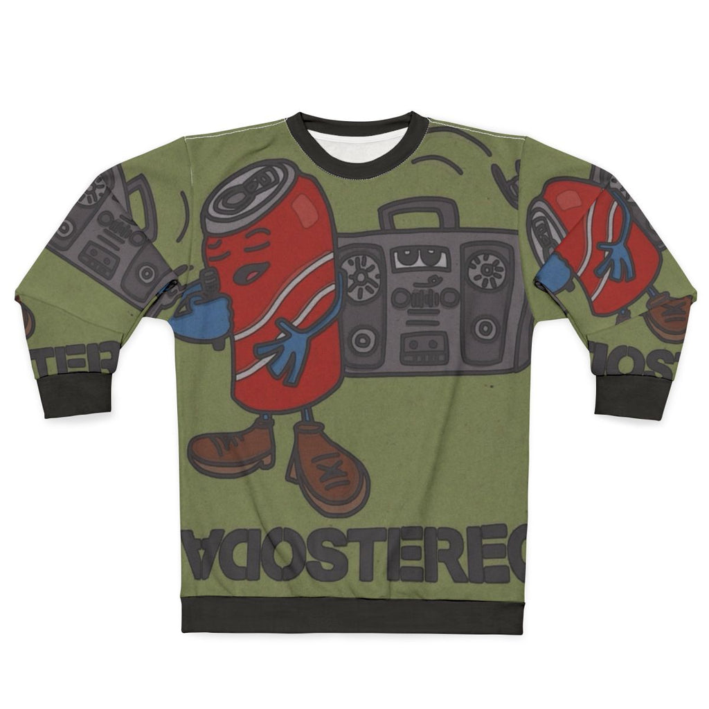 Soda Stereo Sweatshirt with Retro 90s Rock en Español Design