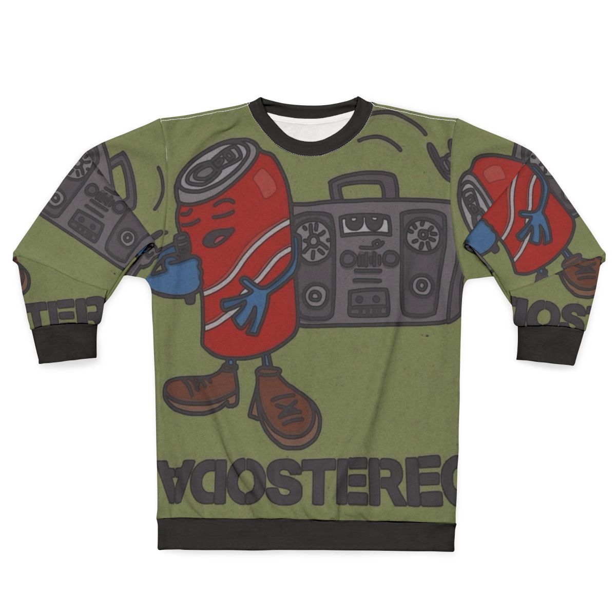Soda Stereo Sweatshirt with Retro 90s Rock en Español Design