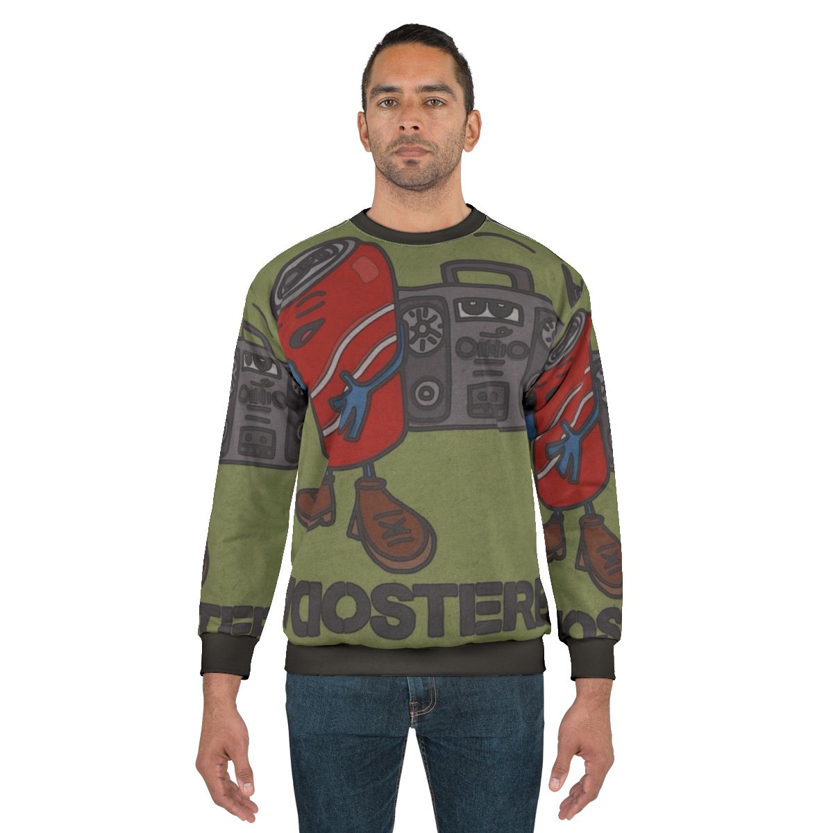 Soda Stereo Sweatshirt with Retro 90s Rock en Español Design