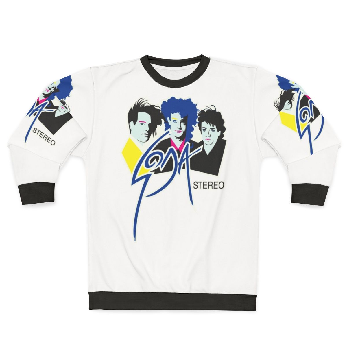 Soda Stereo Sweatshirt with low poly, fragment design