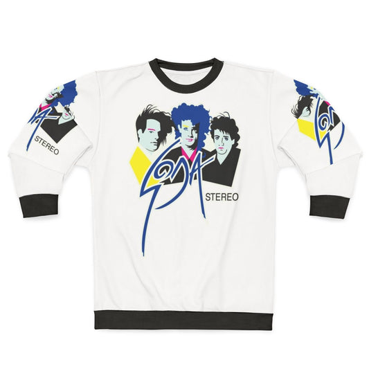 Soda Stereo Sweatshirt with low poly, fragment design