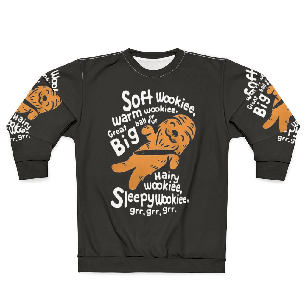 Soft wookiee sweatshirt with cozy fleece design