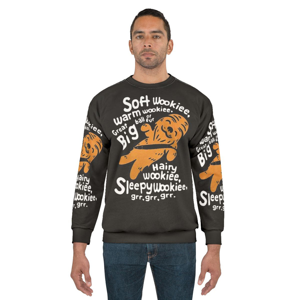 Soft wookiee sweatshirt with cozy fleece design