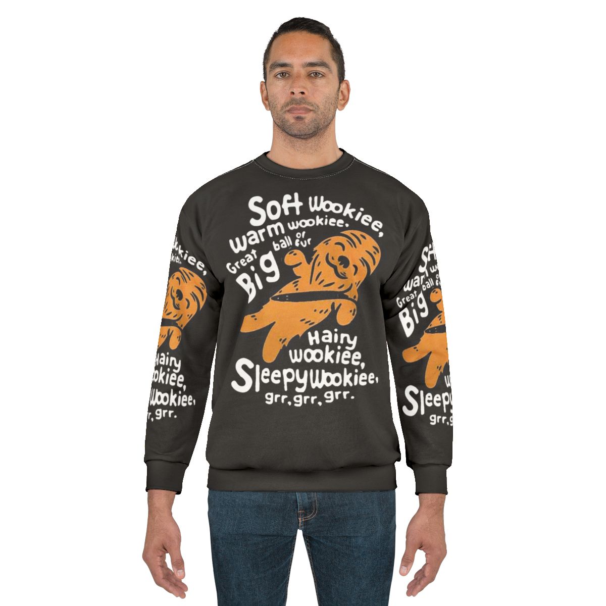 Soft wookiee sweatshirt with cozy fleece design