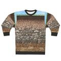 Soil Profile Sweatshirt with educational design