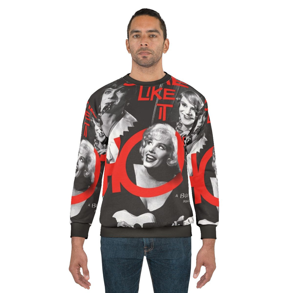 Some Like It Hot Sweatshirt featuring classic comedy film elements