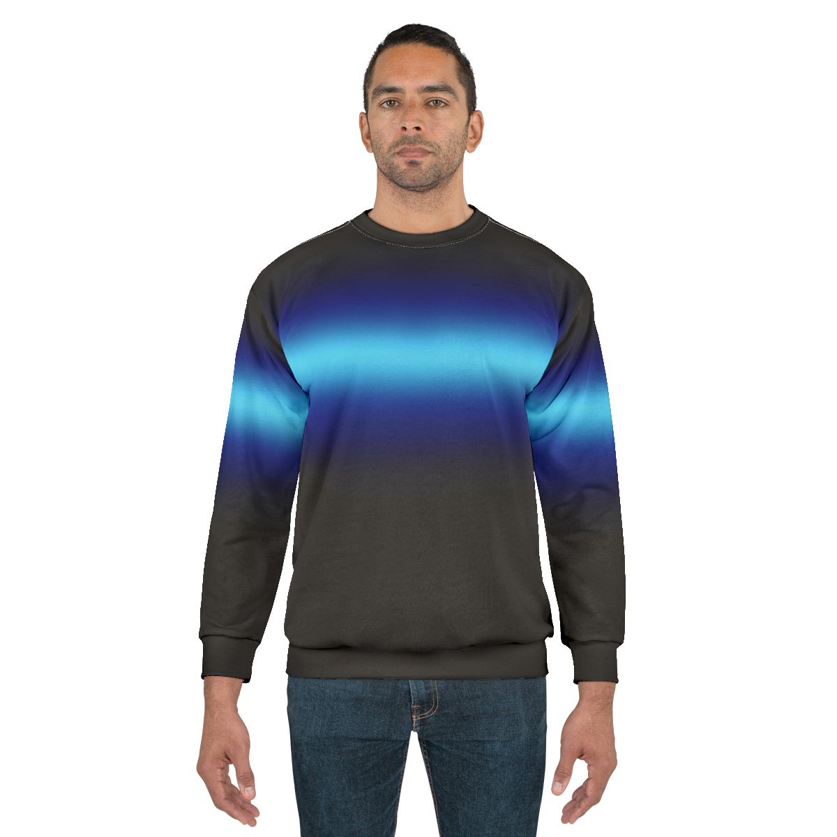 Son of Poseidon Sweatshirt with Blue Gradient Design